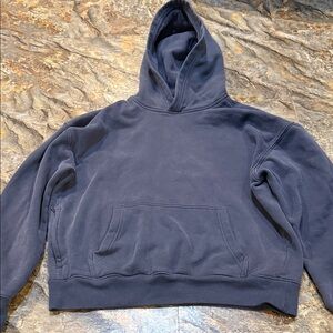 Hollister Boxy Fit Dark Blue Hoodie men’s size XS